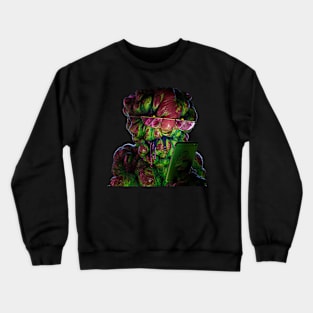 FUNNY CREATURE SURFING ON THE PHONE Crewneck Sweatshirt